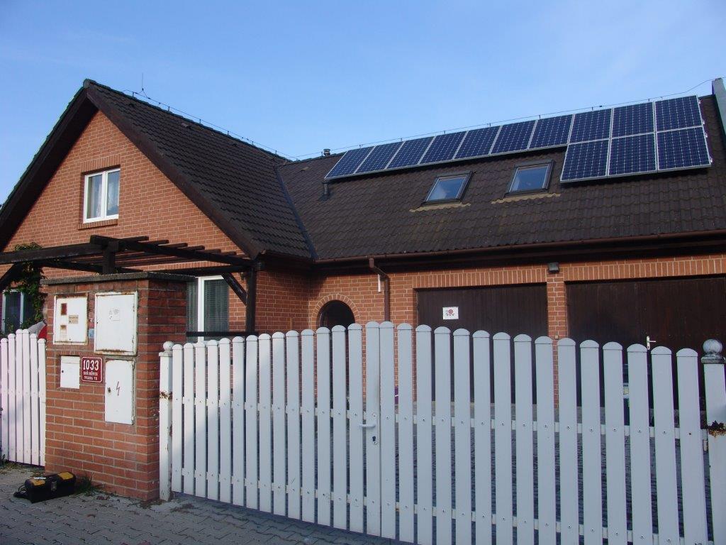 Fotovoltaika na rodinném domě (2009)
